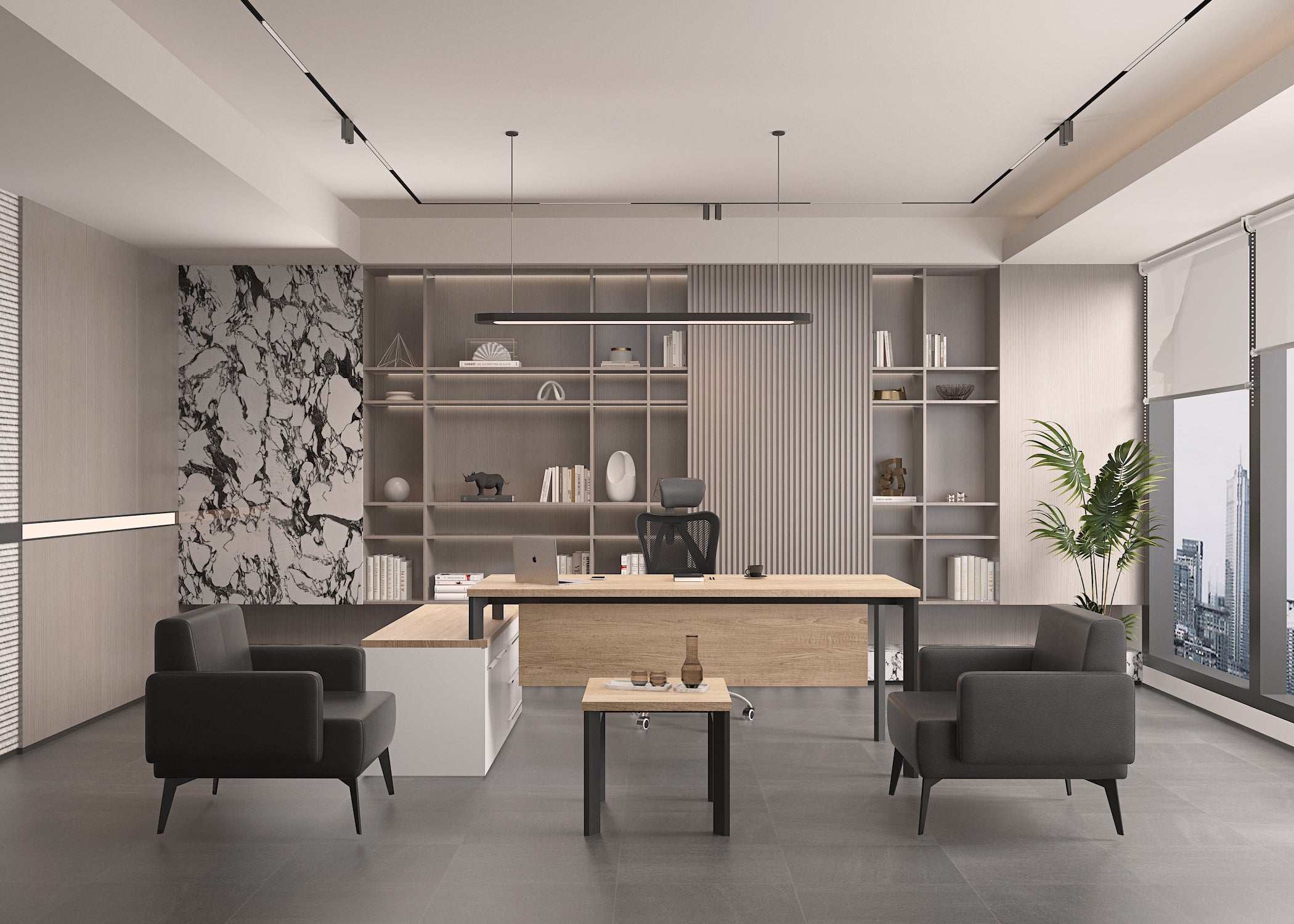 Pyramid Executive Office Furniture Set