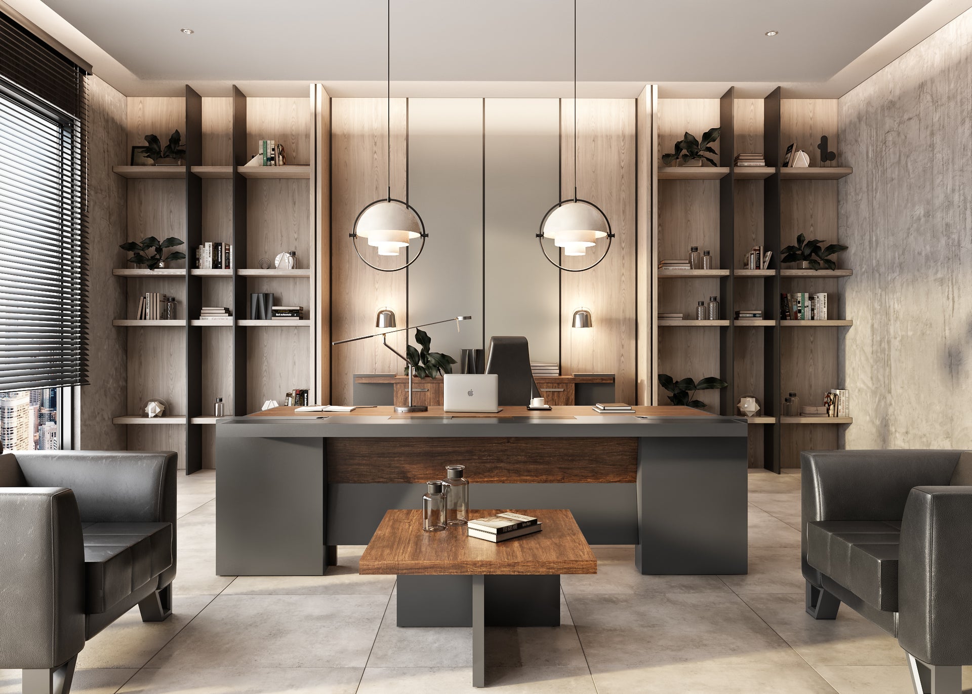 Box Yönetici Ofis Mobilya Takımı