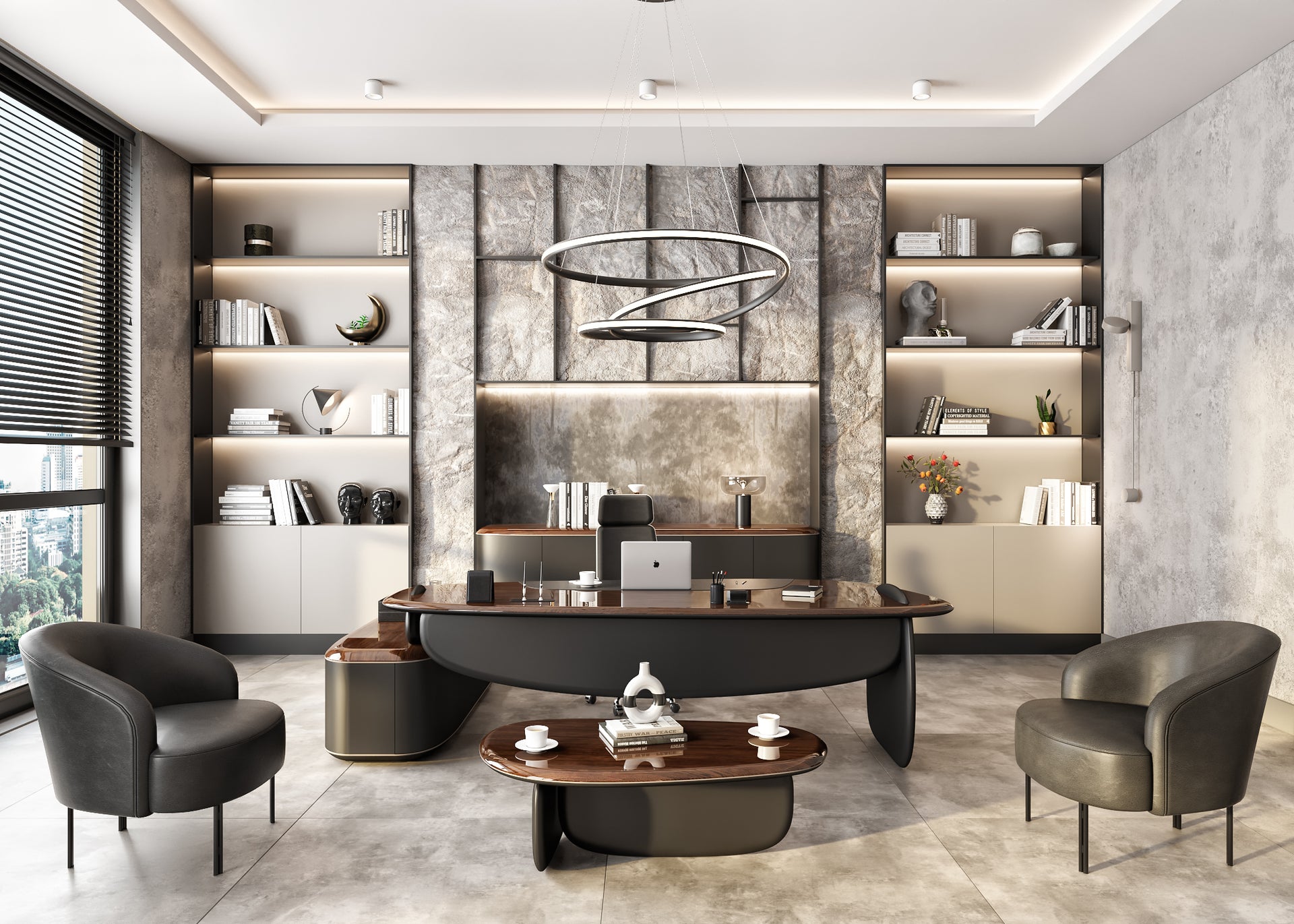 Stone Yönetici Ofis Mobilya Takımı