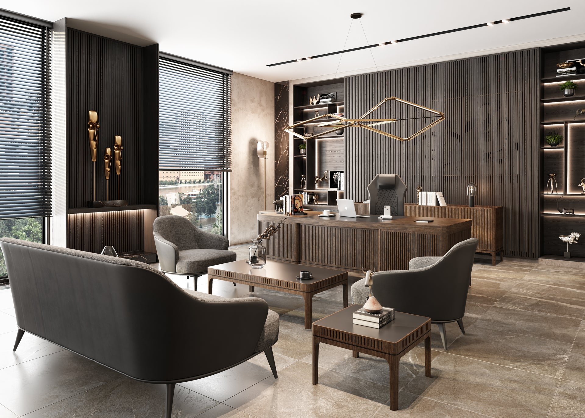 Montana Yönetici Ofis Mobilya Takımı