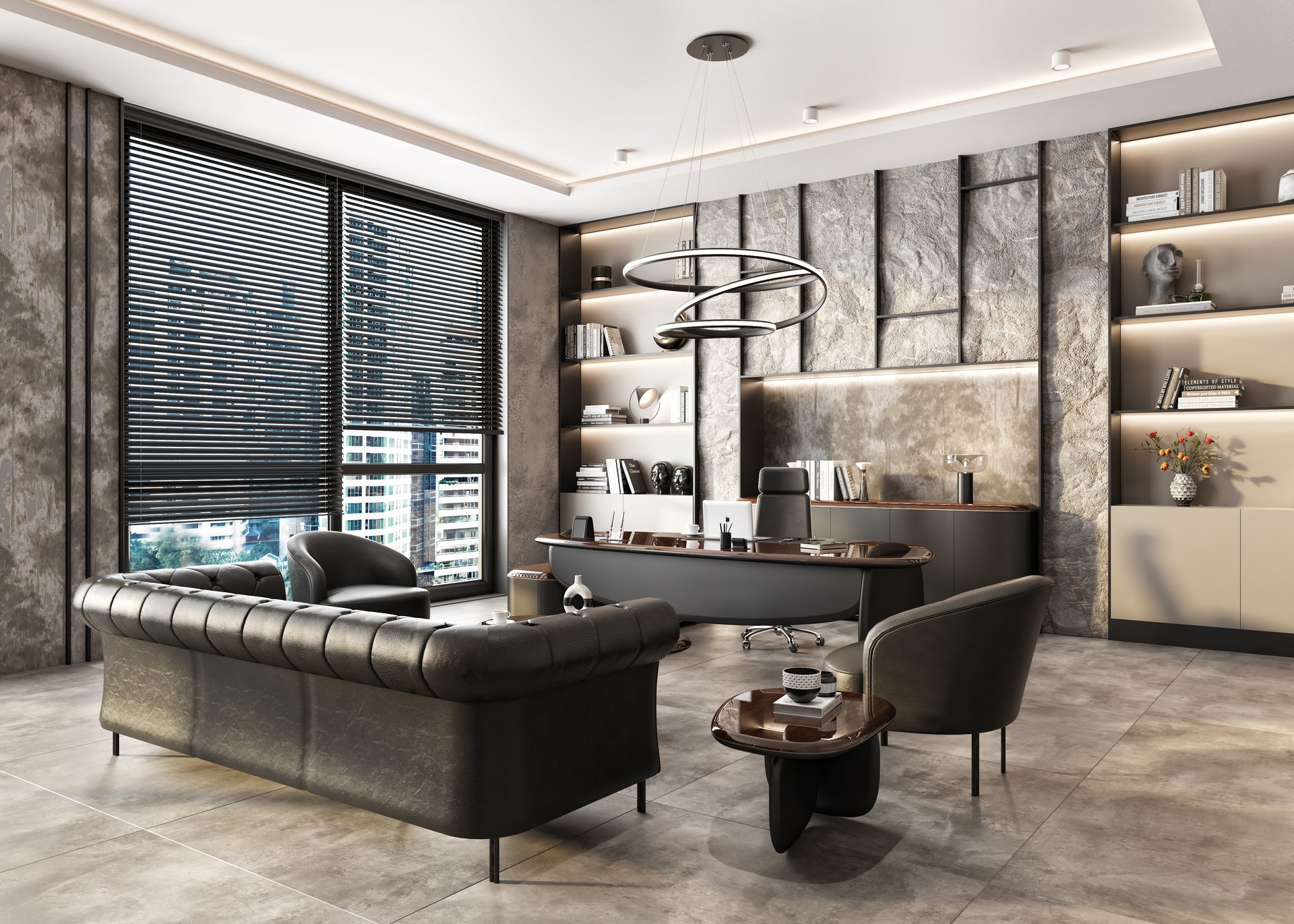 Stone Yönetici Ofis Mobilya Takımı