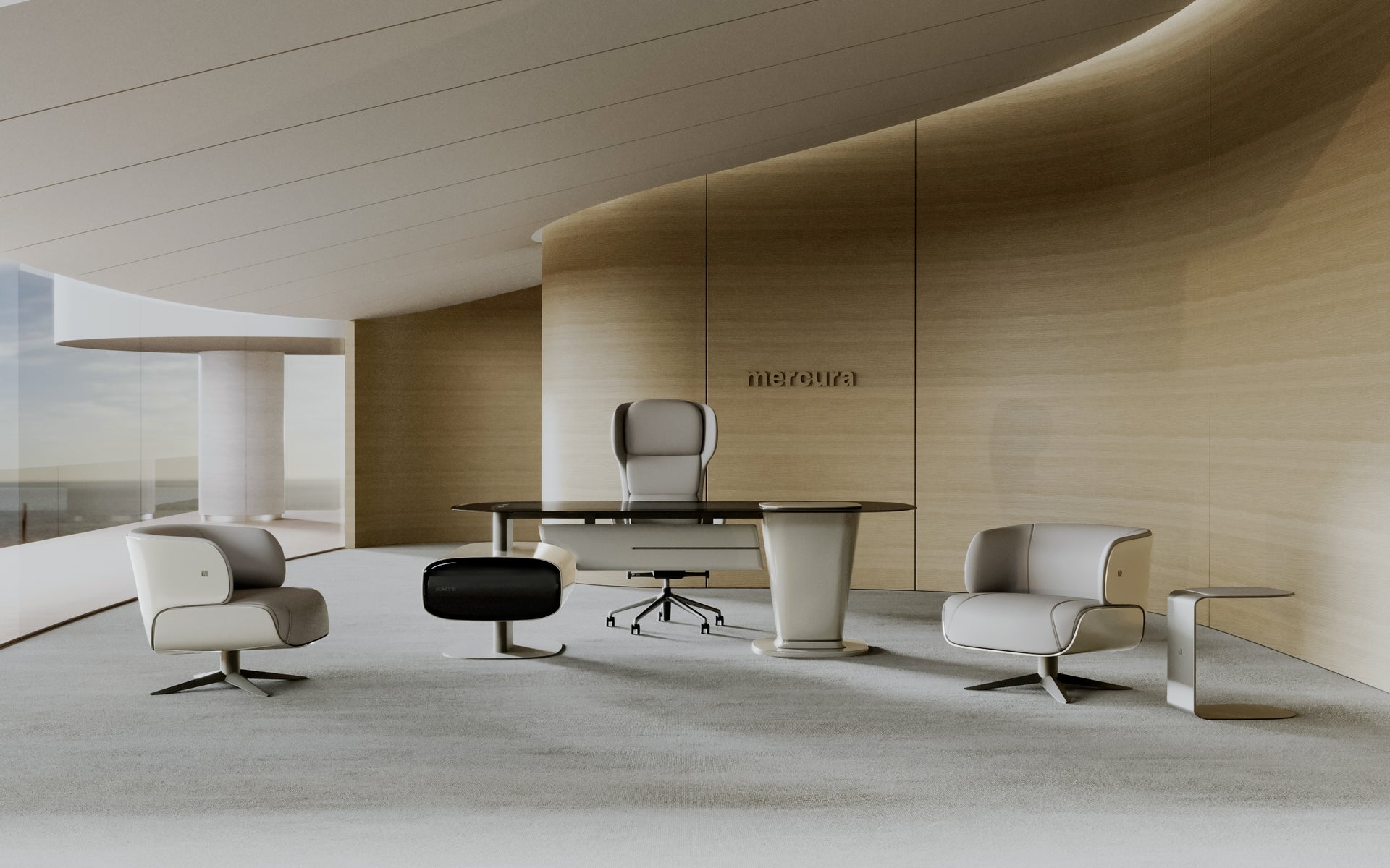 Mercura Yönetici Ofis Mobilya Takımı