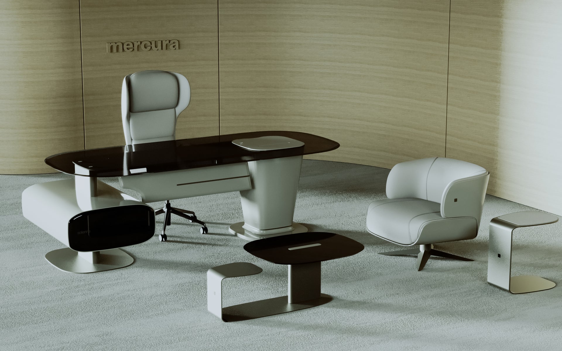 Mercura Yönetici Ofis Mobilya Takımı